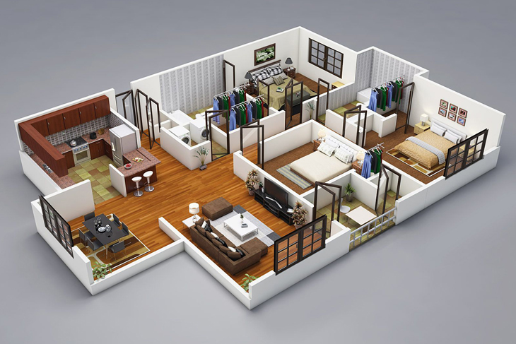 1000 Square Feet Modern Home Plan