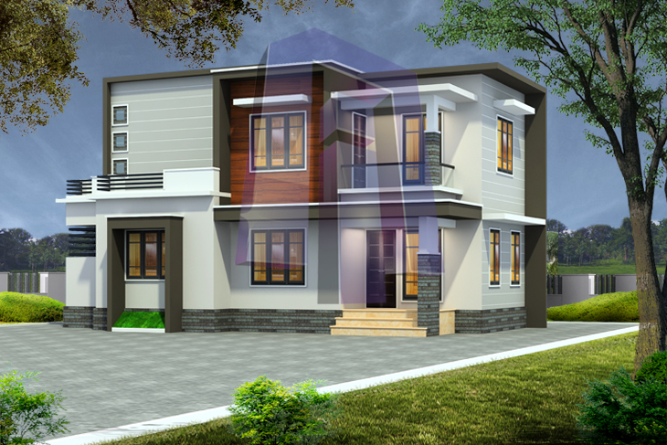contemporary-house, kerala-style, small-house, villa-house, budget-house