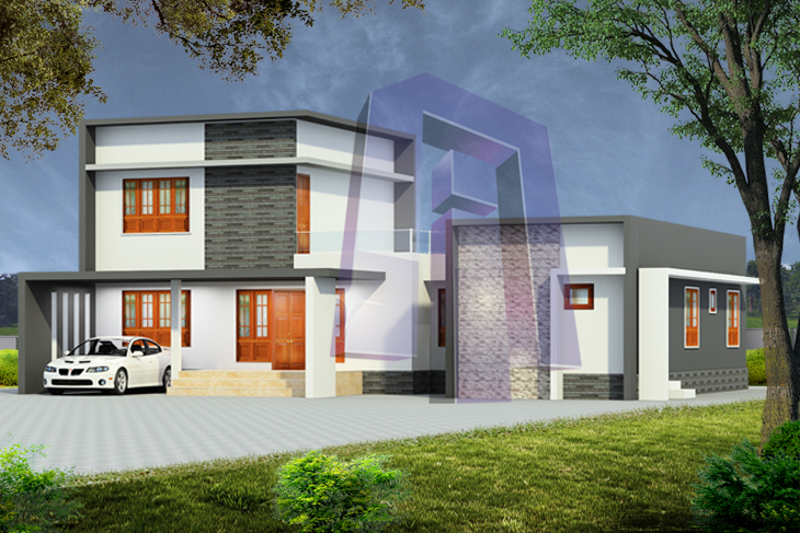 contemporary-house, kerala-style, villa-house, duplex-house