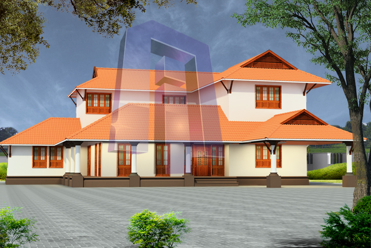 traditional-house, kerala-style, classical-house, duplex-house